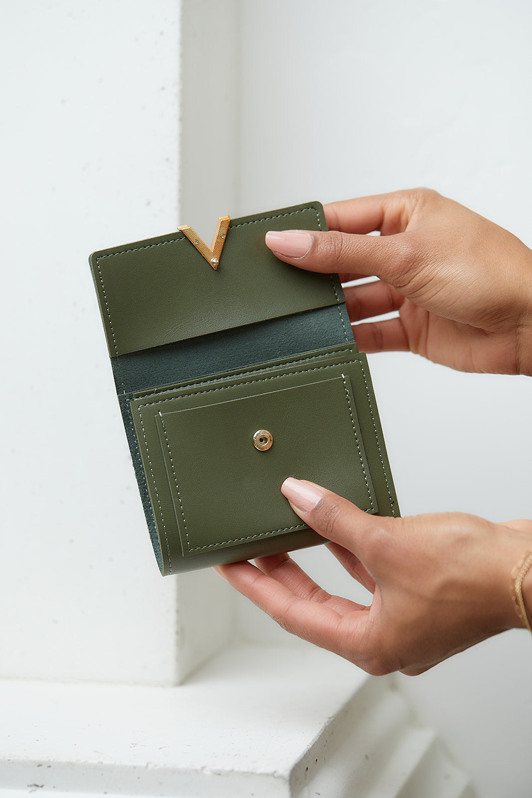 Velzy Wallet in Green